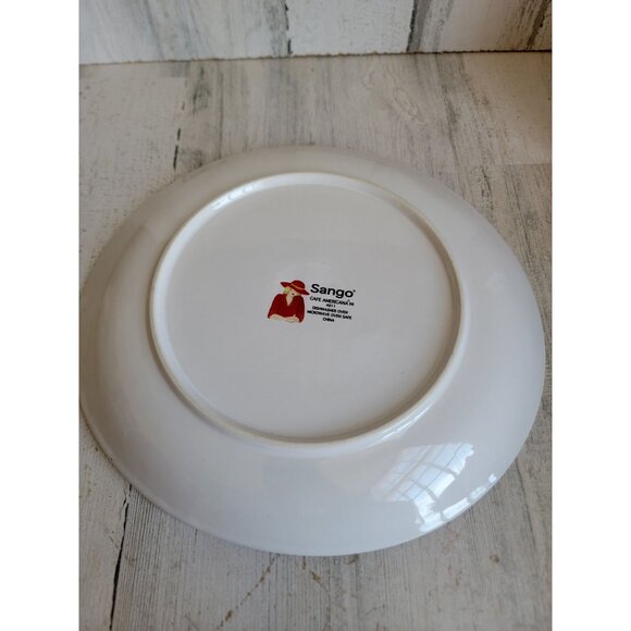 Sango Cafe Americana large oval plate kitchen home‎ decor vintage - Picture 5 of 6
